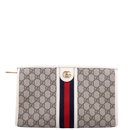 598234 GG Supreme Ophidia Toiletry Case White