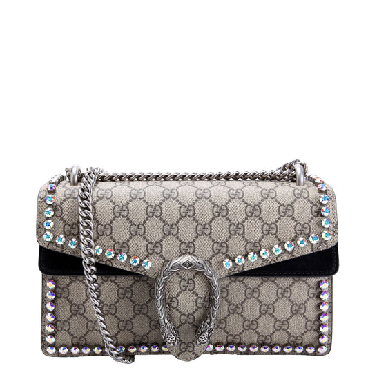 400249 Dionysus GG Crystal Small Brown/Black