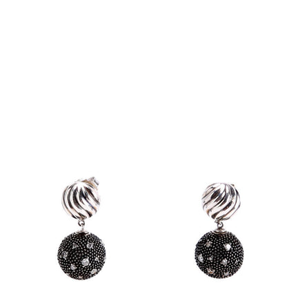 Midnight Melange Starlight Ball Drop Silver/Black