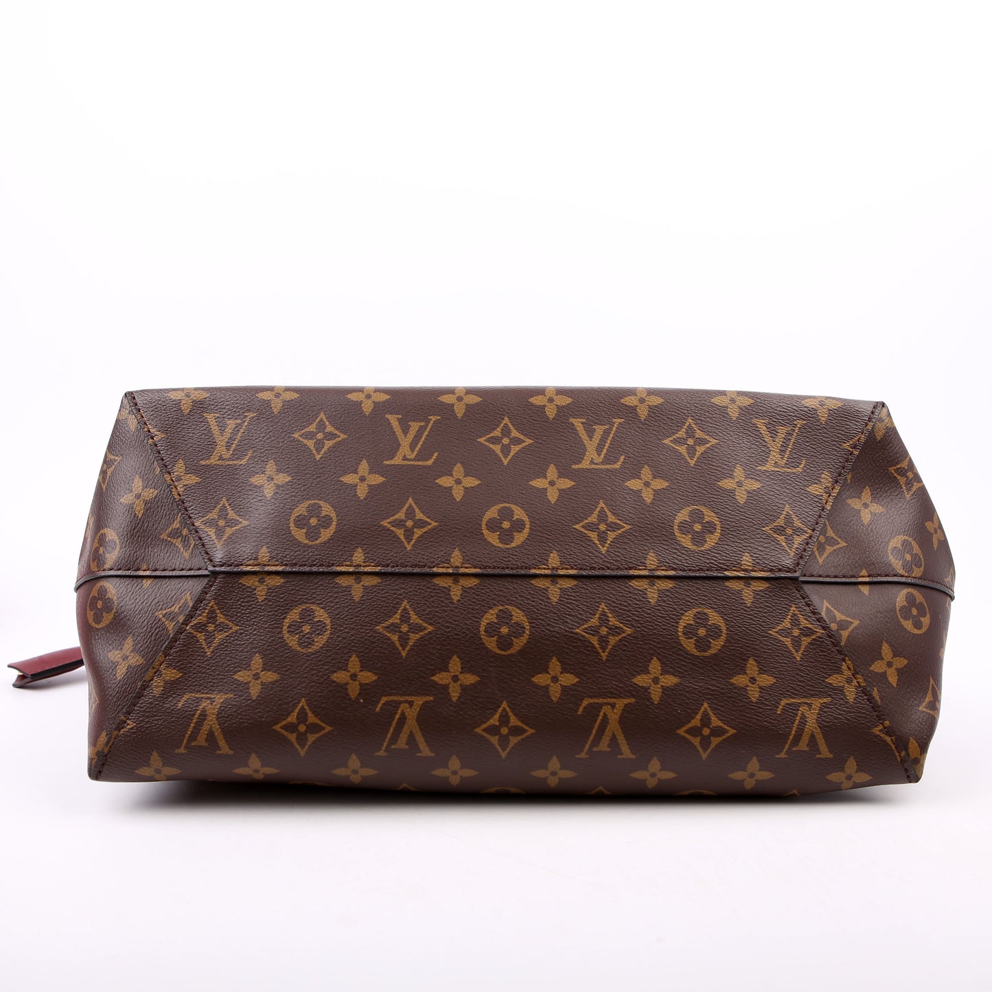 Flower Hobo Monogram Burgundy