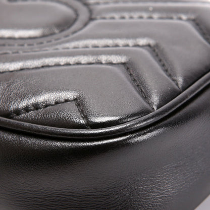 Marmont Leather Super Mini Flap Black