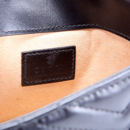 Marmont Leather Super Mini Flap Black