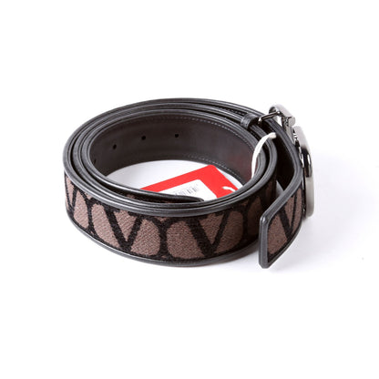 VLogo Signature 40MM Reversible Leather Belt Size 100/40 Black/Brown