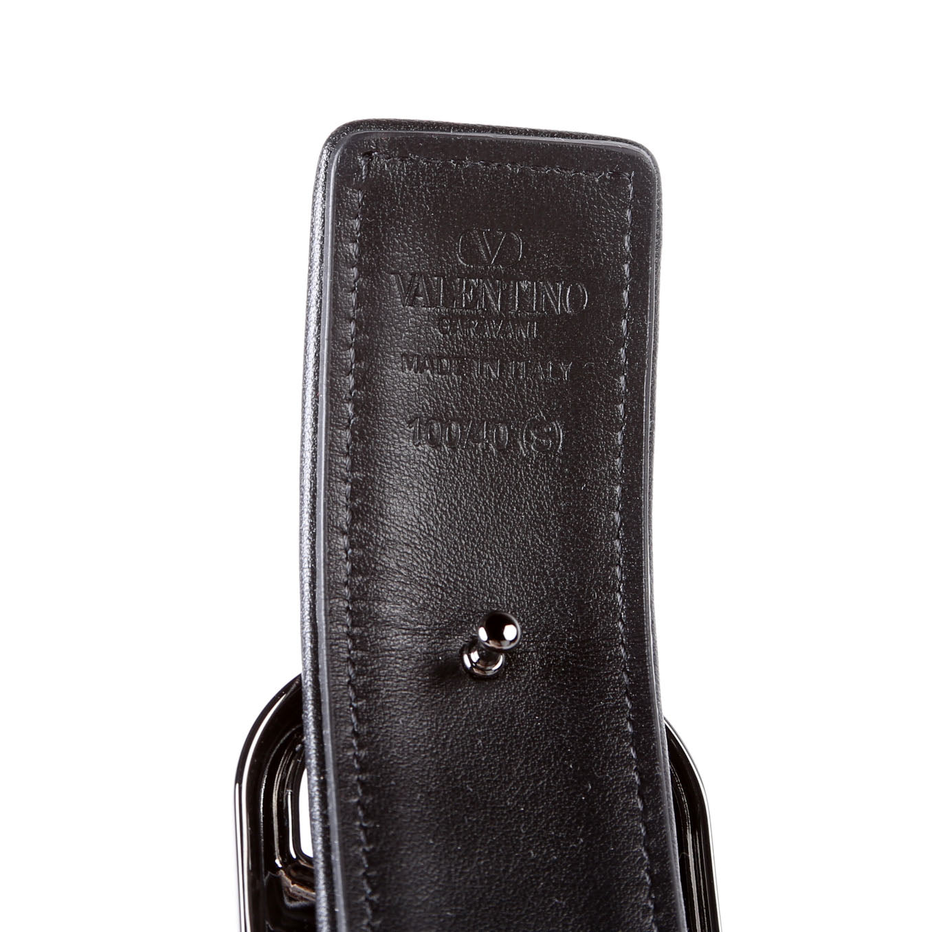 VLogo Signature 40MM Reversible Leather Belt Size 100/40 Black/Brown