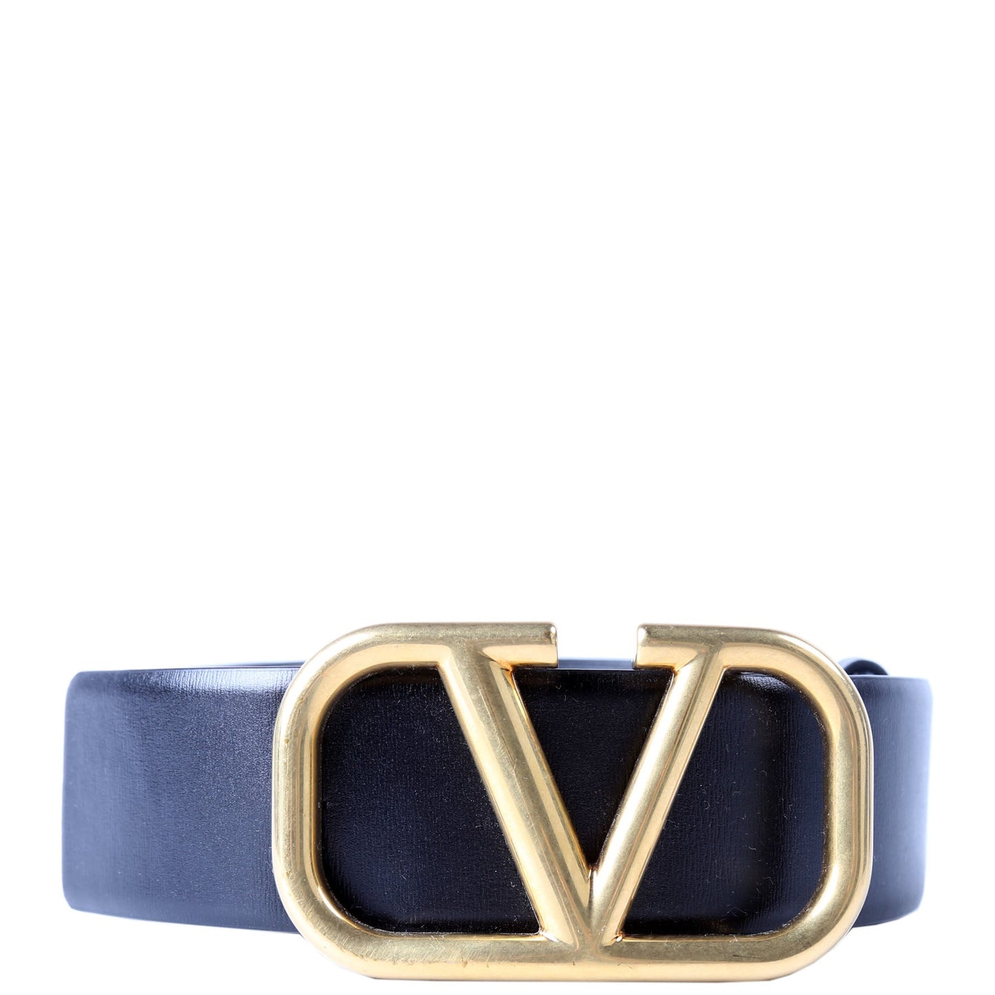 VLogo Signature 40MM Reversible Leather Belt Size 100/40 Black