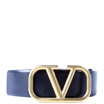 VLogo Signature 40MM Reversible Leather Belt Size 100/40 Black