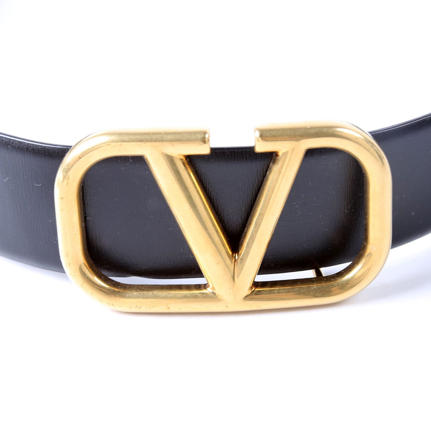 VLogo Signature 40MM Reversible Leather Belt Size 100/40 Black