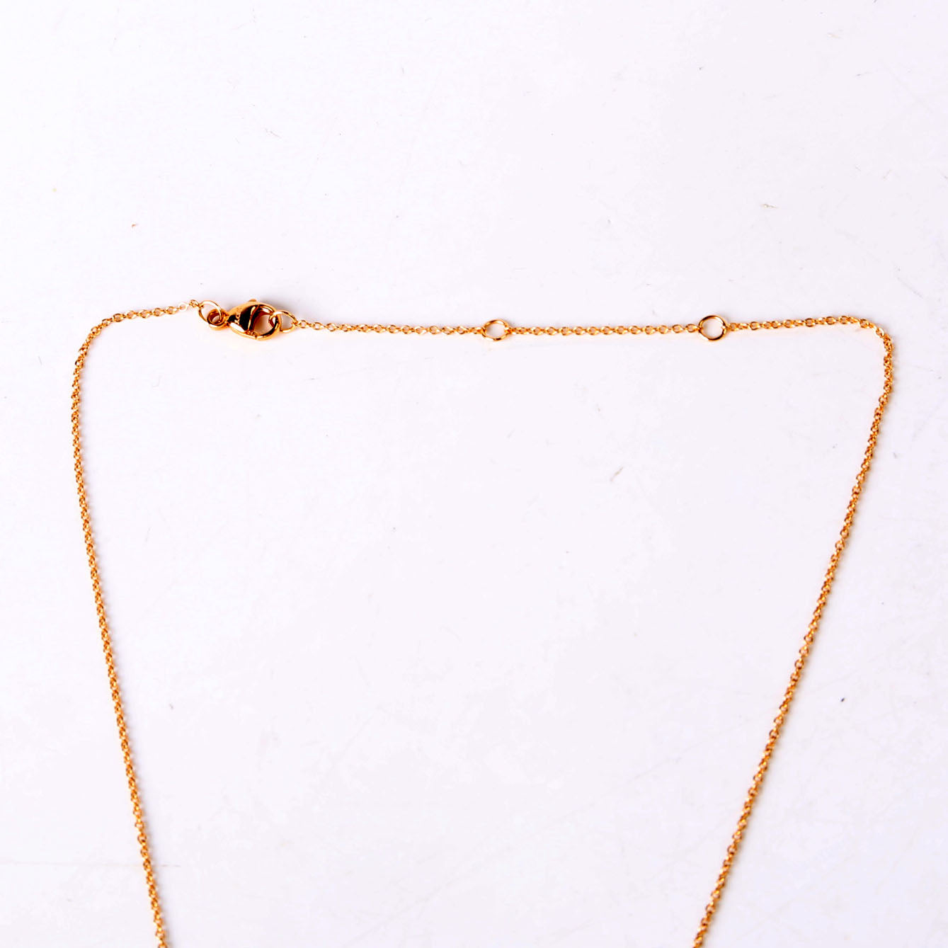 Petite Chatelaine 7MM Necklace 750/Morganite/Pave