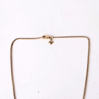 Crossover X Teardrop Pendant Necklace 925/Blue Topaz/Pave