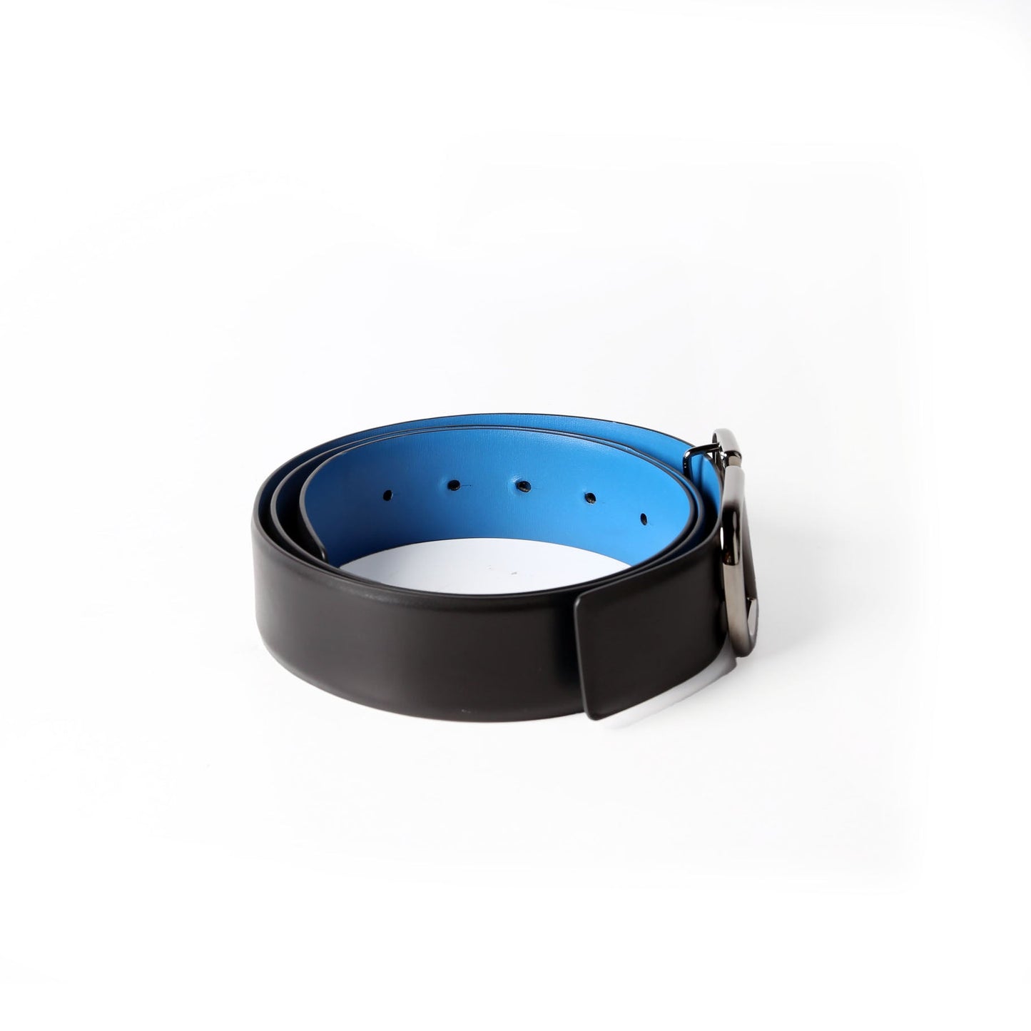 VLogo Signature 40MM Reversible Leather Belt Size 100/40 Black/Blue