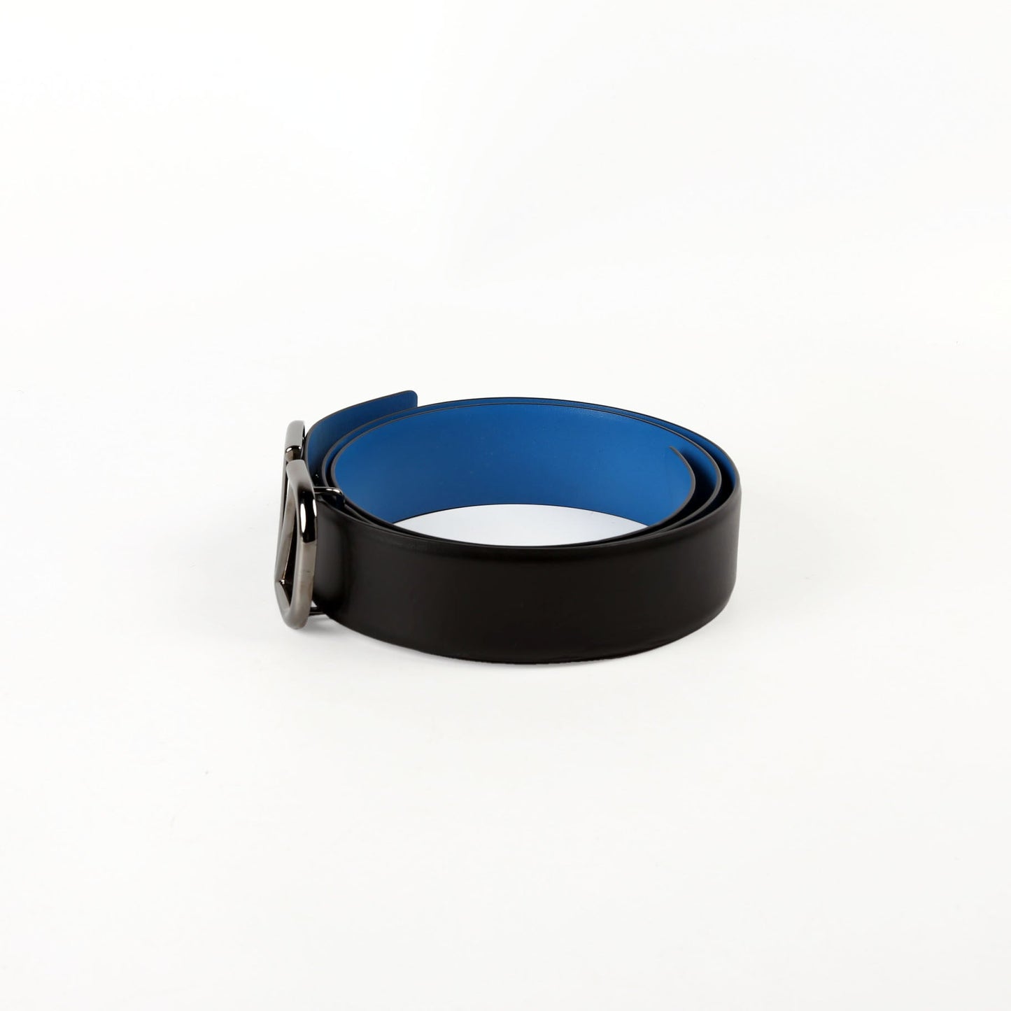 VLogo Signature 40MM Reversible Leather Belt Size 100/40 Black/Blue
