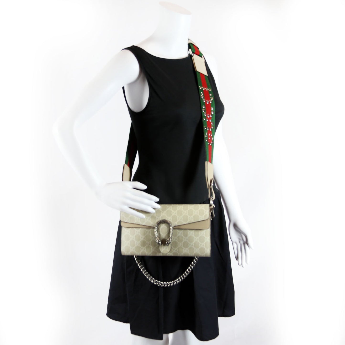 731782 Dionysus GG Supreme East-West Small Shoulder