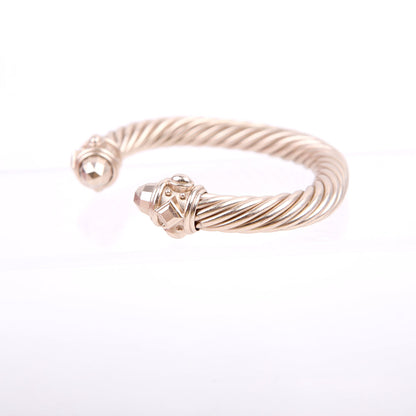 Cable Renaissance Aluminum Bracelet 10MM