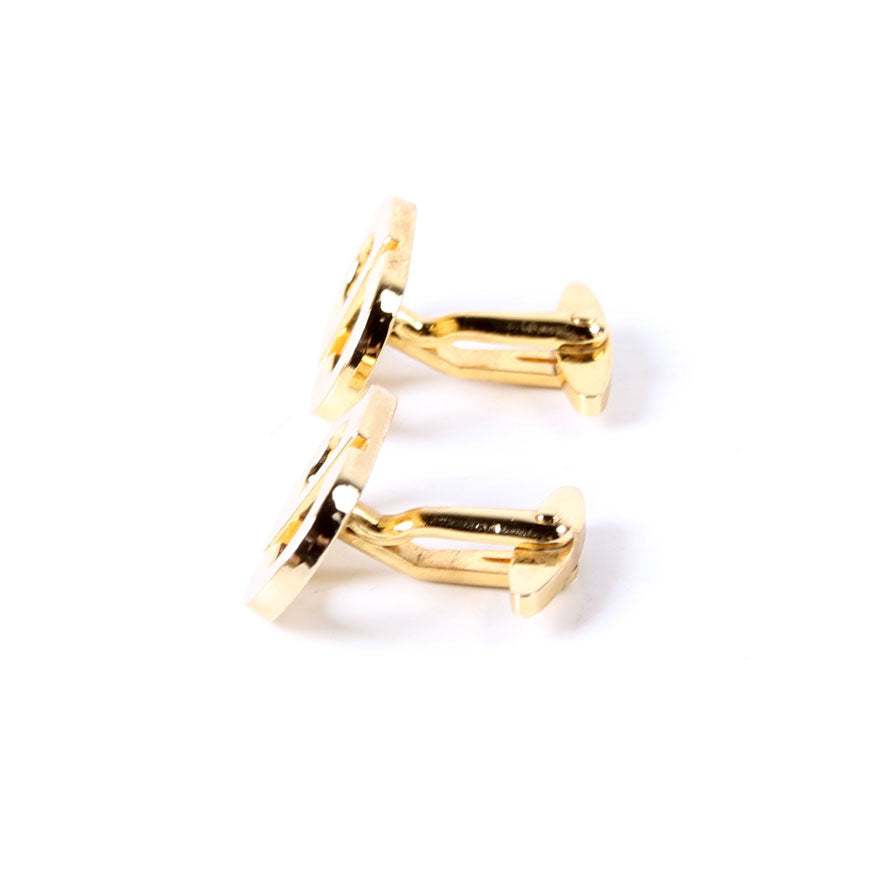 CD Logo Cufflinks Gold