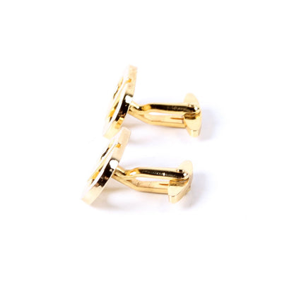 CD Logo Cufflinks Gold