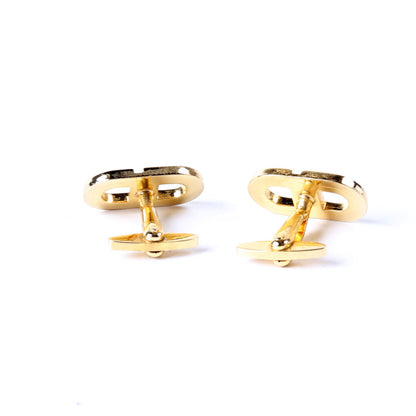 CD Logo Cufflinks Gold