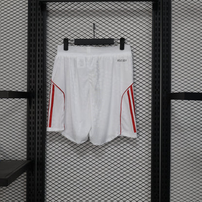 Ajax Amsterdam 2025/26 White Shorts – Player Edition