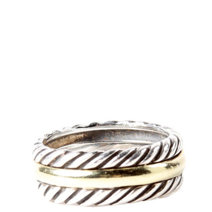 Classic Cable Ring 925/585 Size 9
