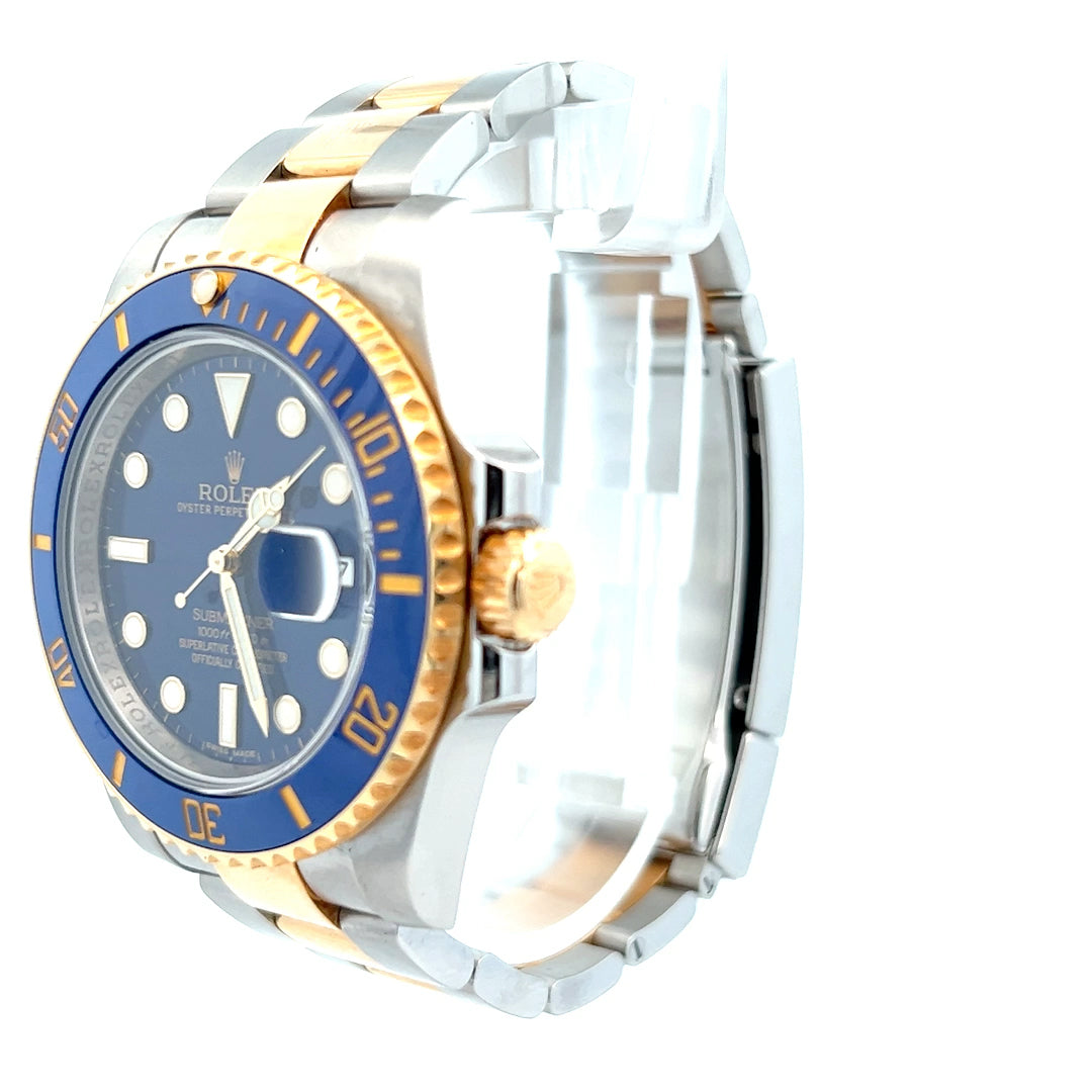 Rolex Submariner 116613LB Blue Dial 40mm Bluesy Two-Tone Watch
