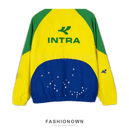Brazil 2026 Windbreaker Jacket – Yellow & Green – view 2