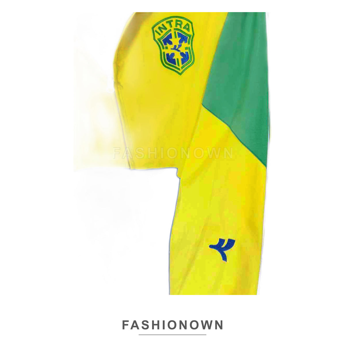 Brazil 2026 Windbreaker Jacket – Yellow & Green – view 3