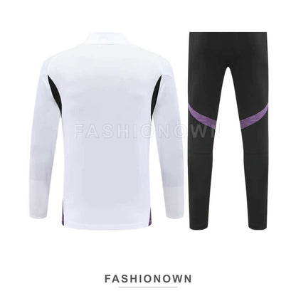 Manchester United 2025/26 Half-Zip Training Tracksuit – White – view 3