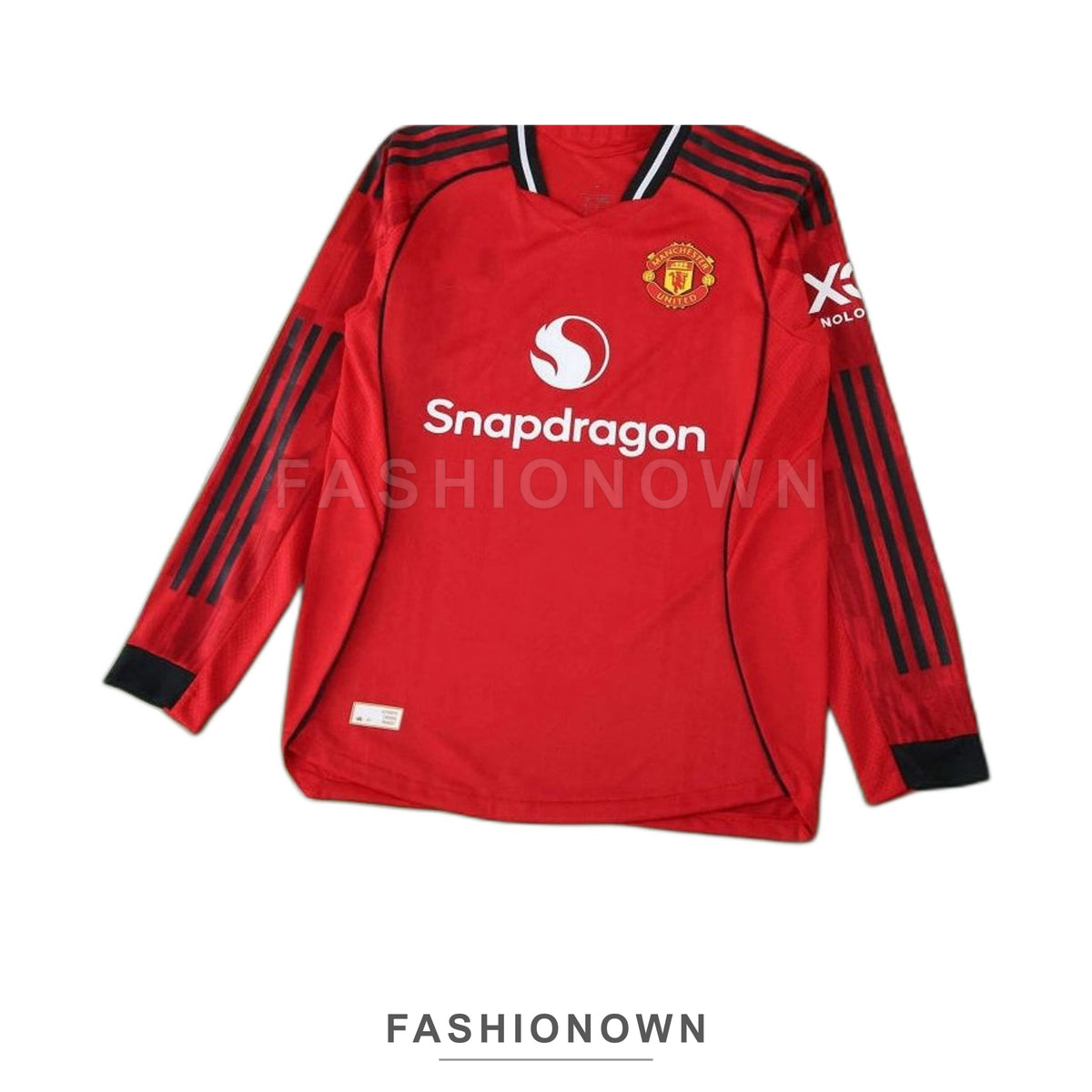 Manchester United 2025/26 Home Long-Sleeve Jersey – Player Edition