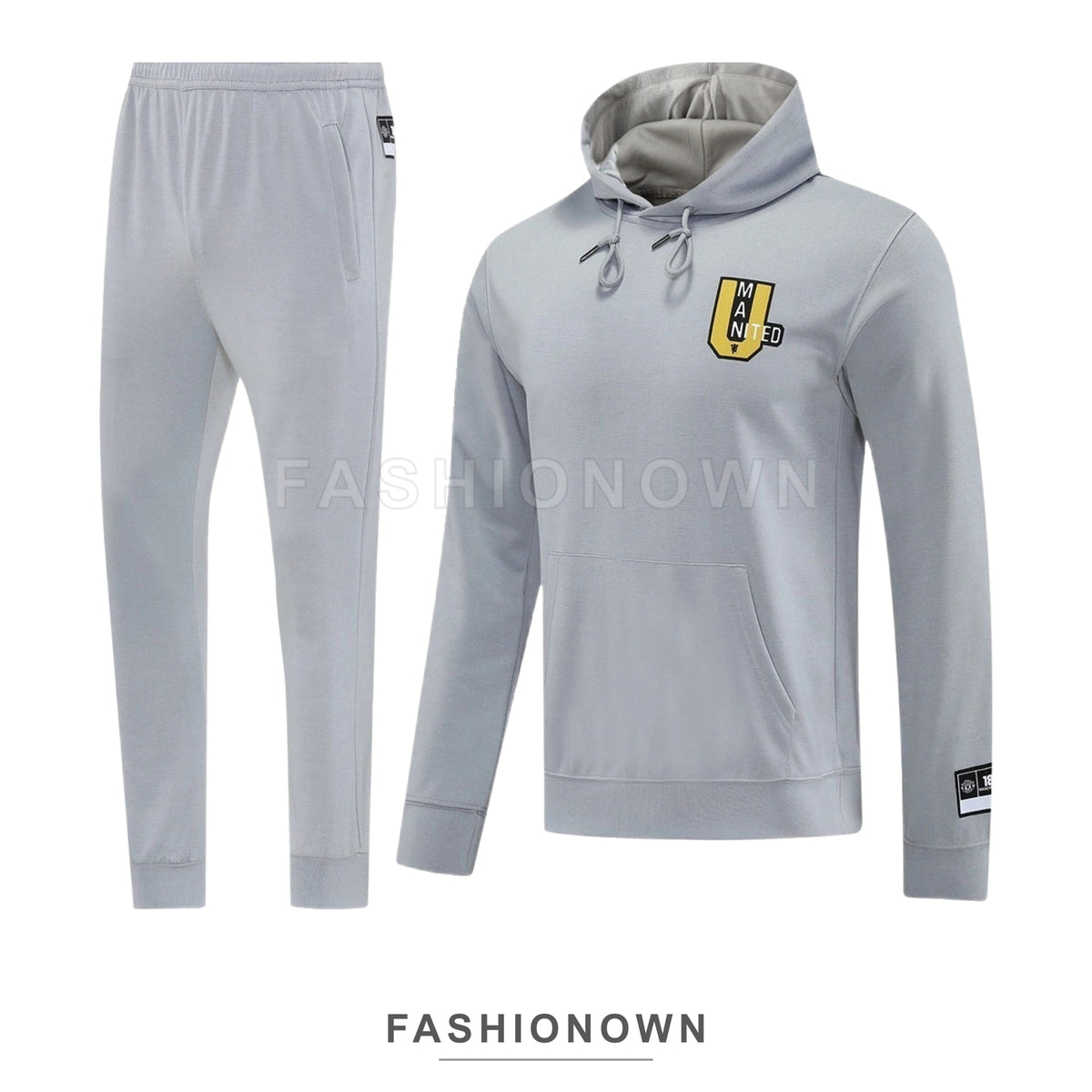 Manchester United 2025/26 Hooded Tracksuit – Grey – view 10