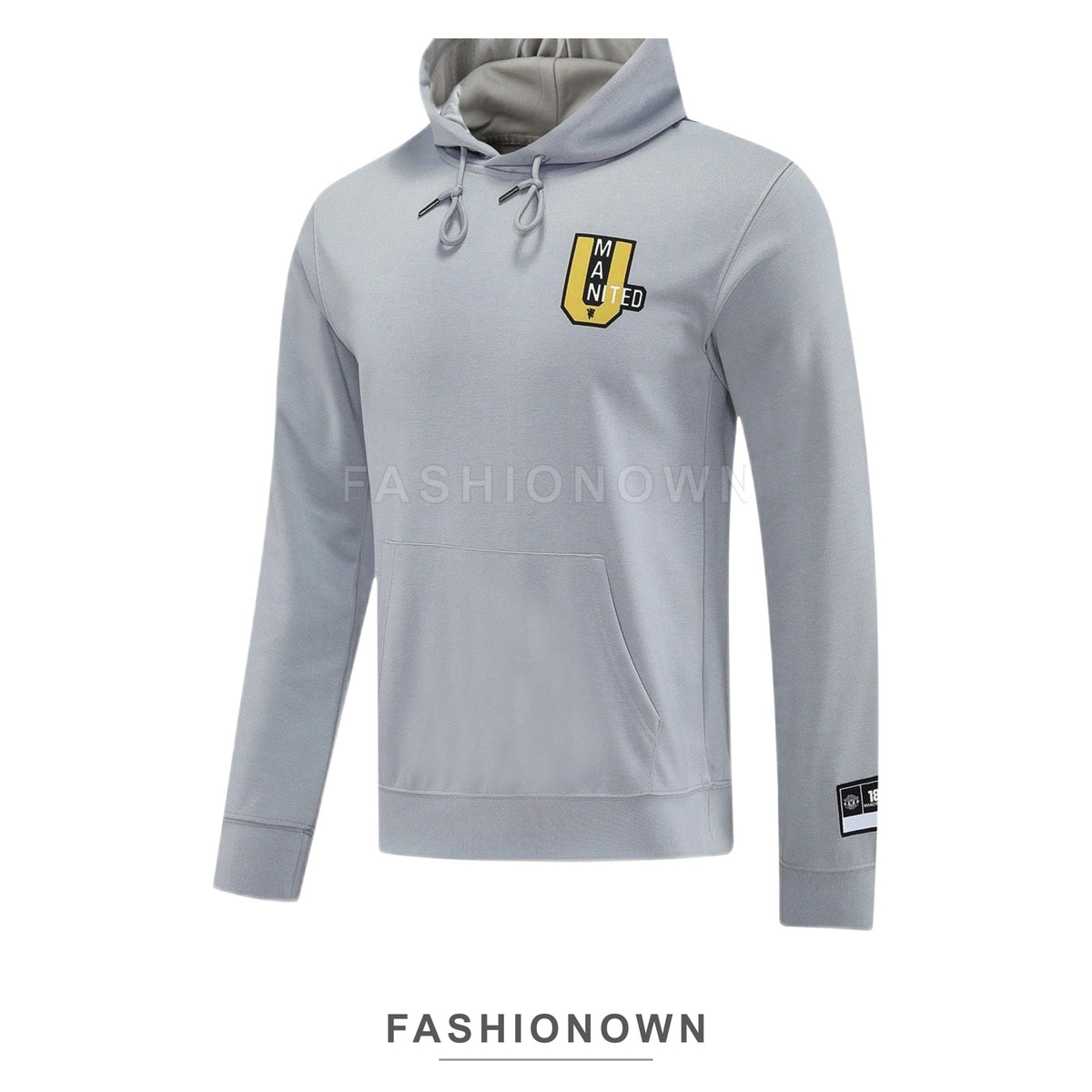Manchester United 2025/26 Hooded Tracksuit – Grey – view 3