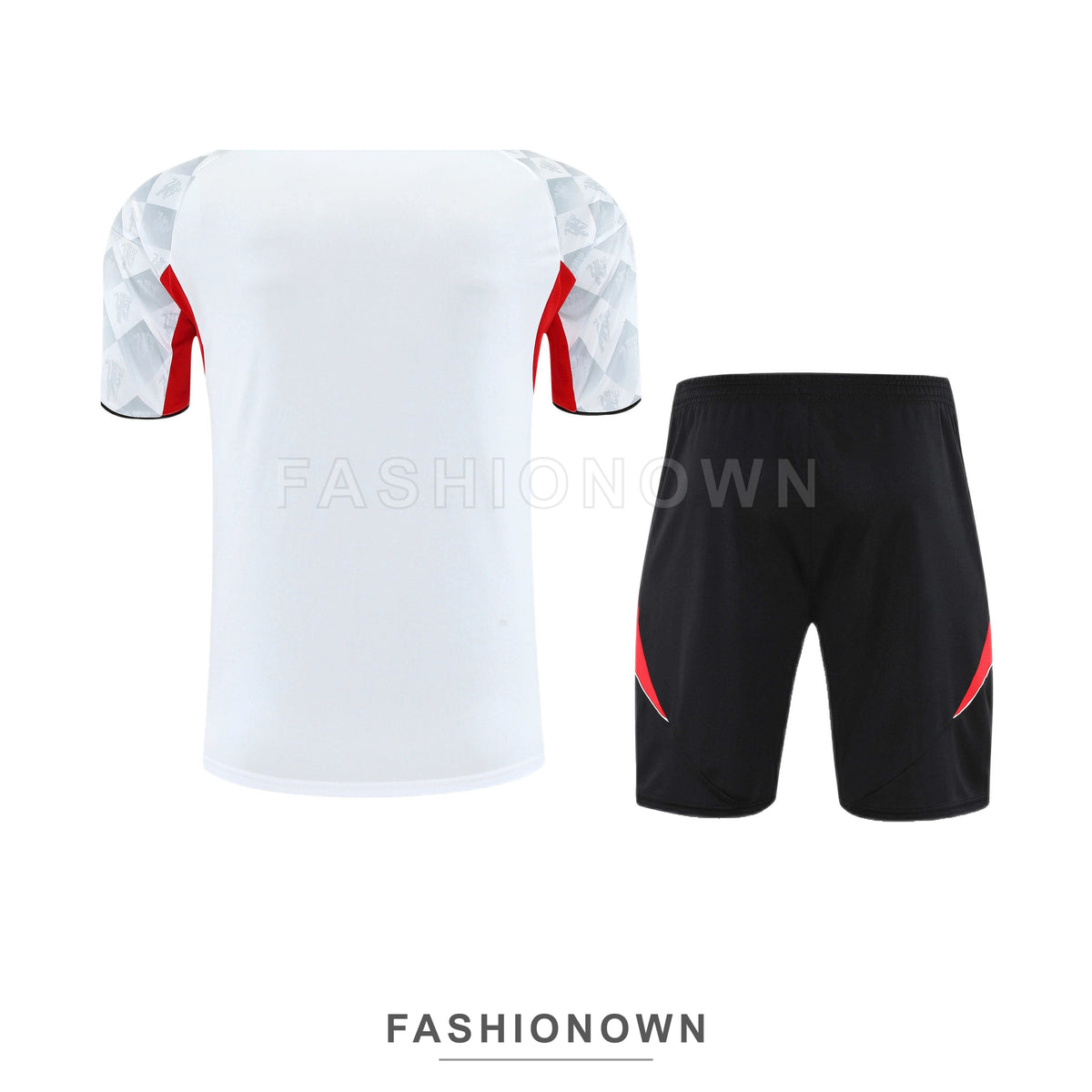 Manchester United 2025/26 Training Set – White Diamond Pattern – view 7