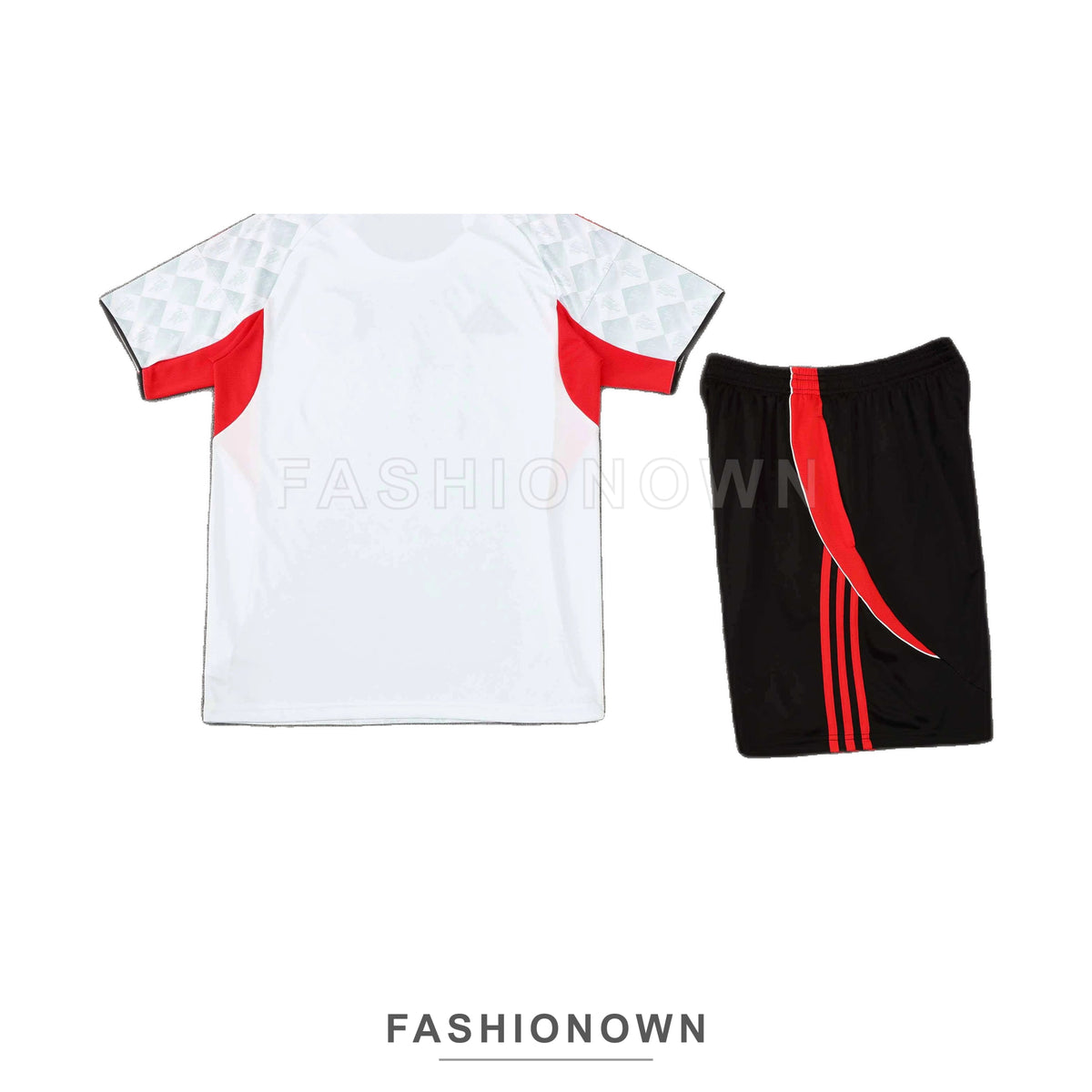 Manchester United 2025/26 Training Set – White Diamond Pattern – view 3