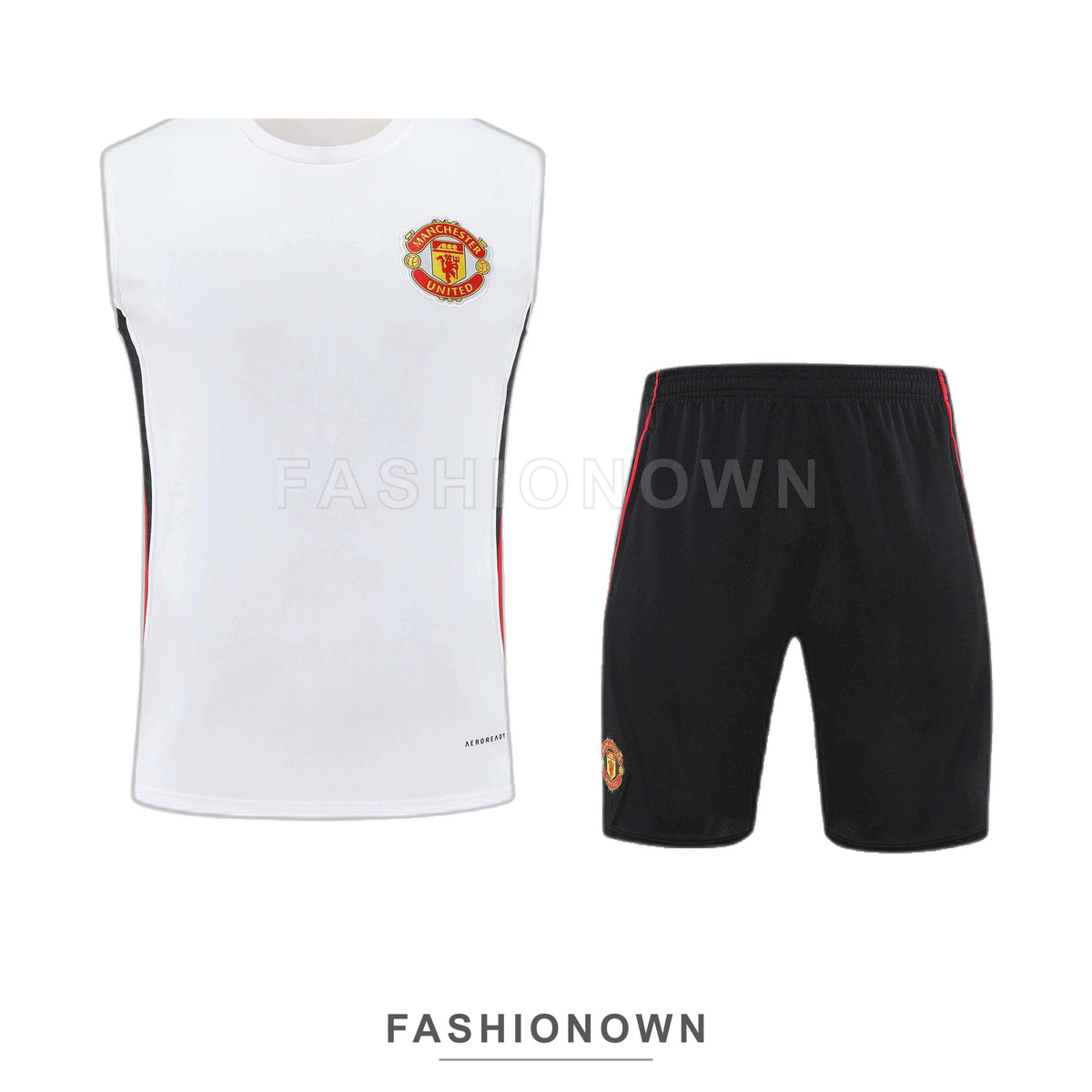 Manchester United 2025/26 Sleeveless Training Set – White