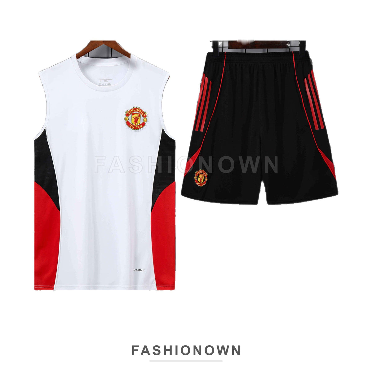 Manchester United 2025/26 Sleeveless Training Set – White – view 4
