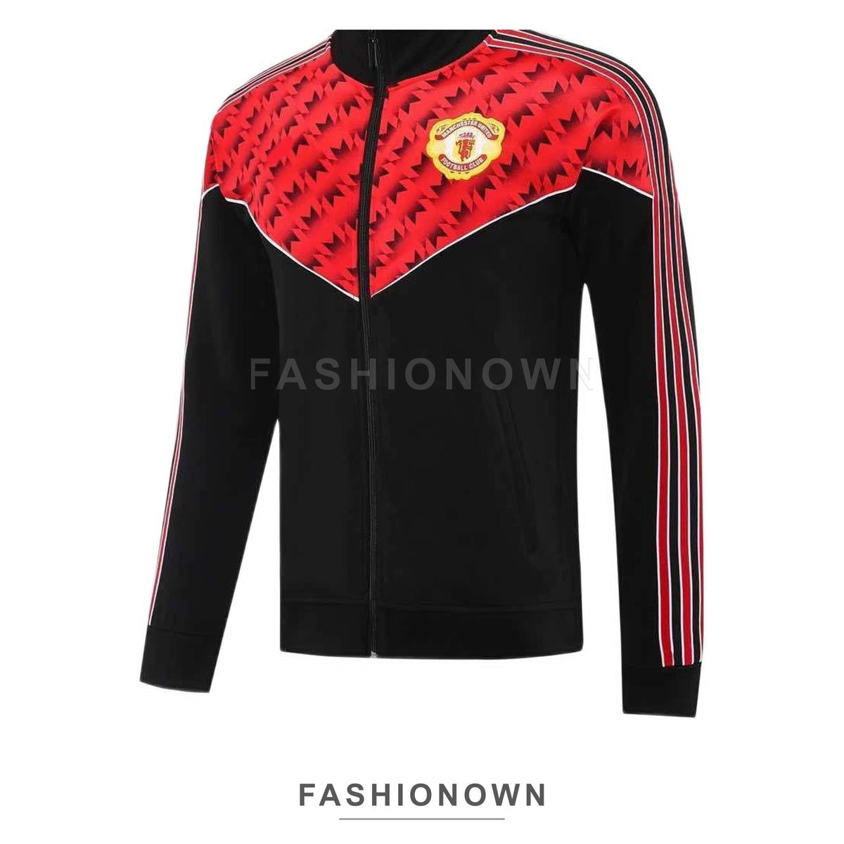 Manchester United 2025/26 Training Tracksuit – Black & Red – view 15