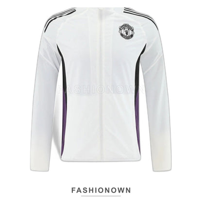 Manchester United 2025/26 Windbreaker – White
