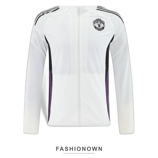 Manchester United 2025/26 Windbreaker – White