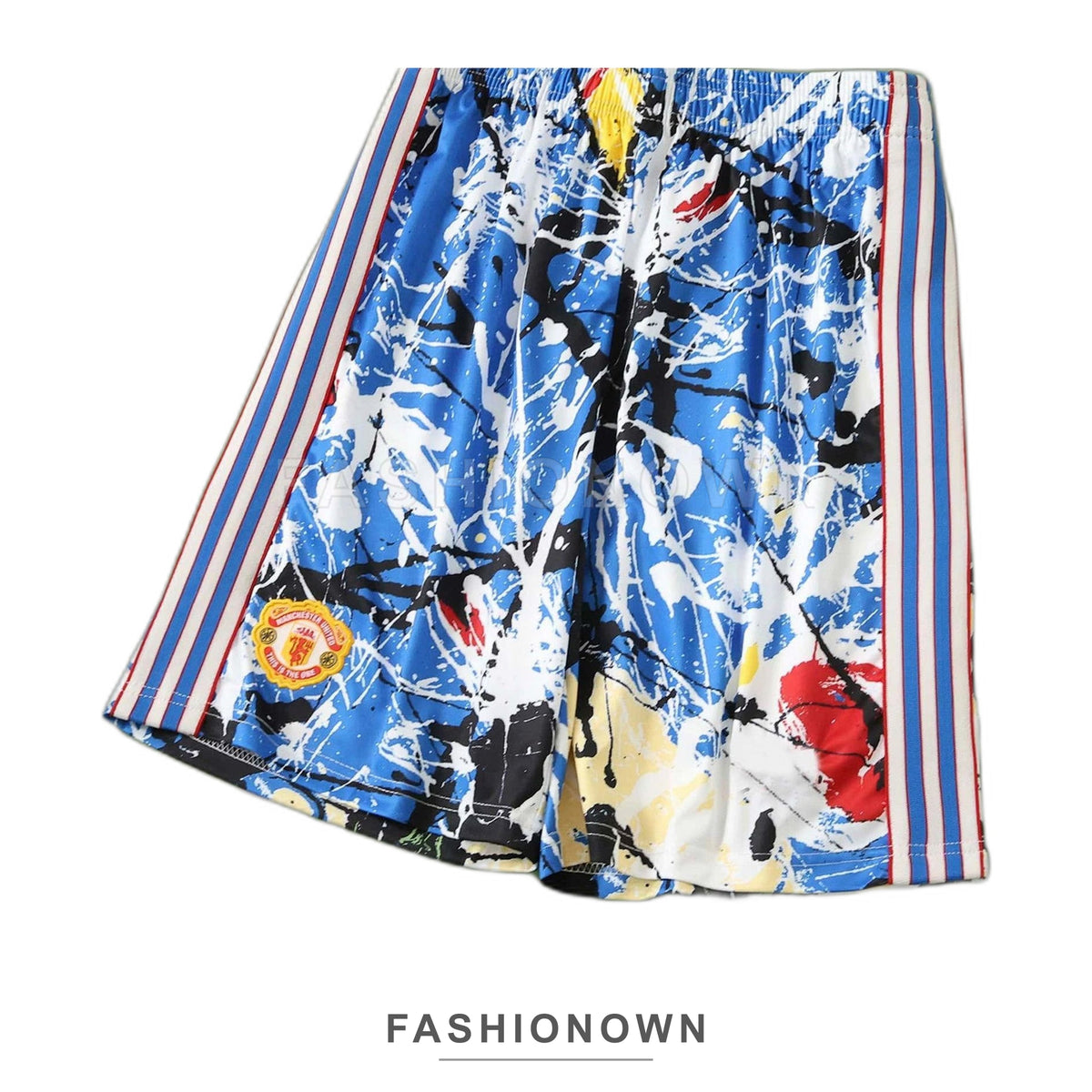 Manchester United 2025/26 Stone Roses-Inspired Shorts