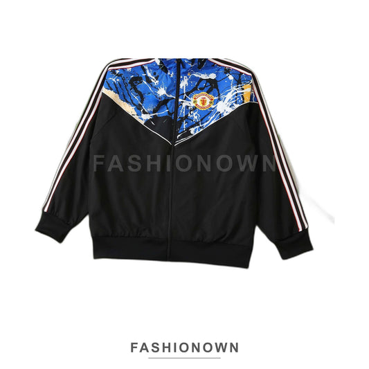 Manchester United 2025/26 Stone Roses-Inspired Windbreaker