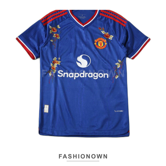 Manchester United 2026/27 Away Floral Embroidery Jersey – Player Edition