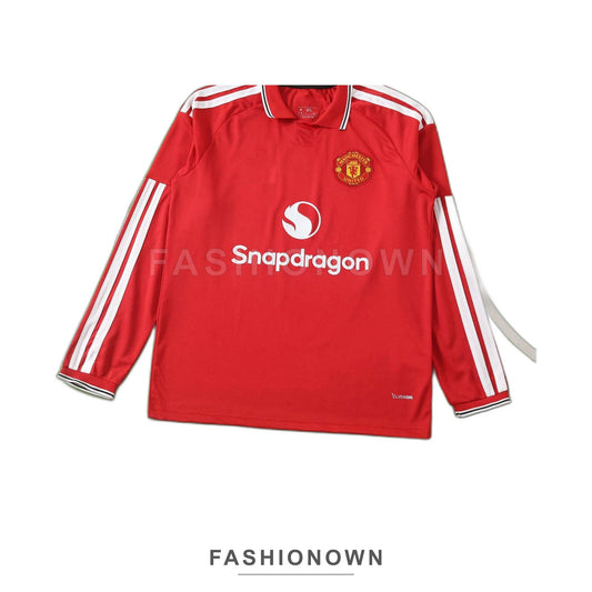 Manchester United 2026/27 Home Long-Sleeve Jersey – Fan Version