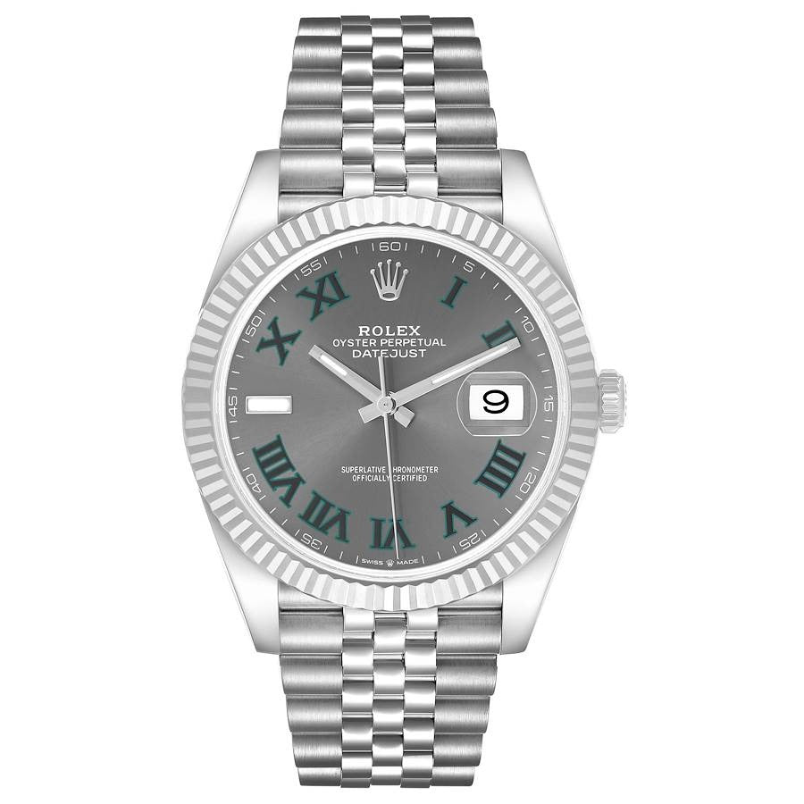 2021 Rolex Datejust 41 "Wimbledon" / Fluted / Jubilee 126334-0022 Listing Image