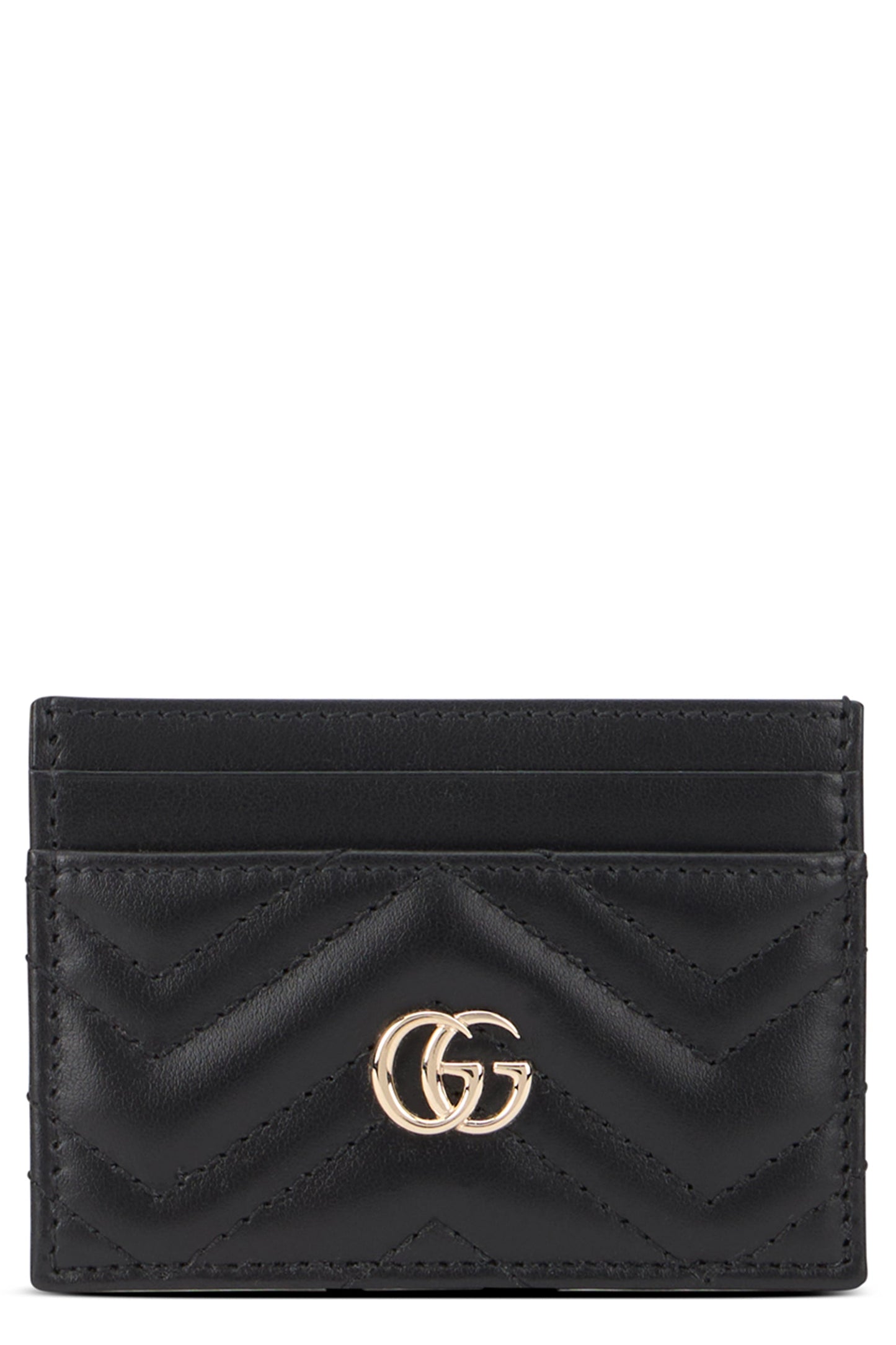 Gucci GG Marmont Card Case — Black