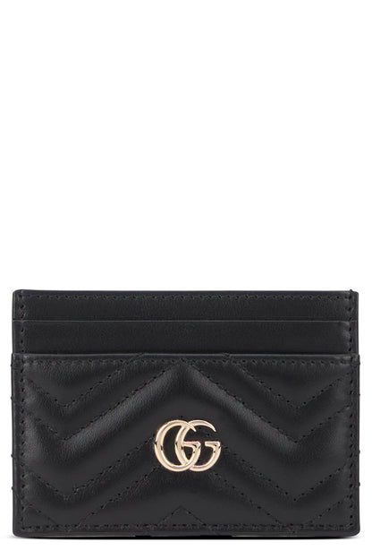 Gucci GG Marmont Card Case — Black