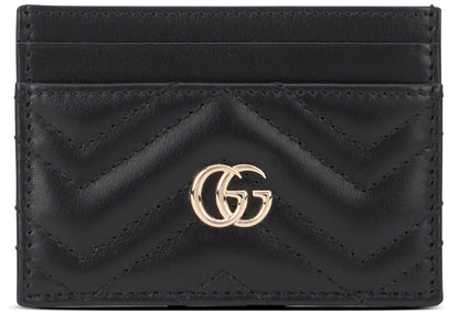 Gucci GG Marmont Card Case — Black