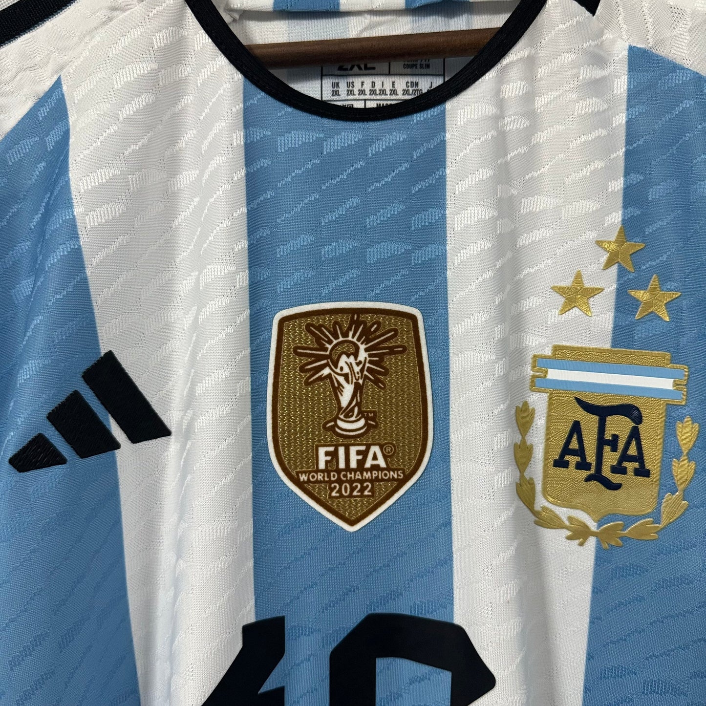 Argentina 2022 World Cup Home Jersey - Player Edition