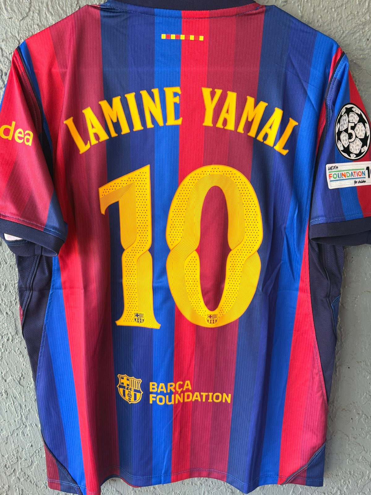 Barcelona Lamine Yamal #10 2026/27 Home Red Blue Soccer Jersey Men
