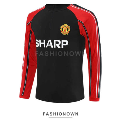 Manchester United 1998/99 Retro Half-Zip Training Top – view 7