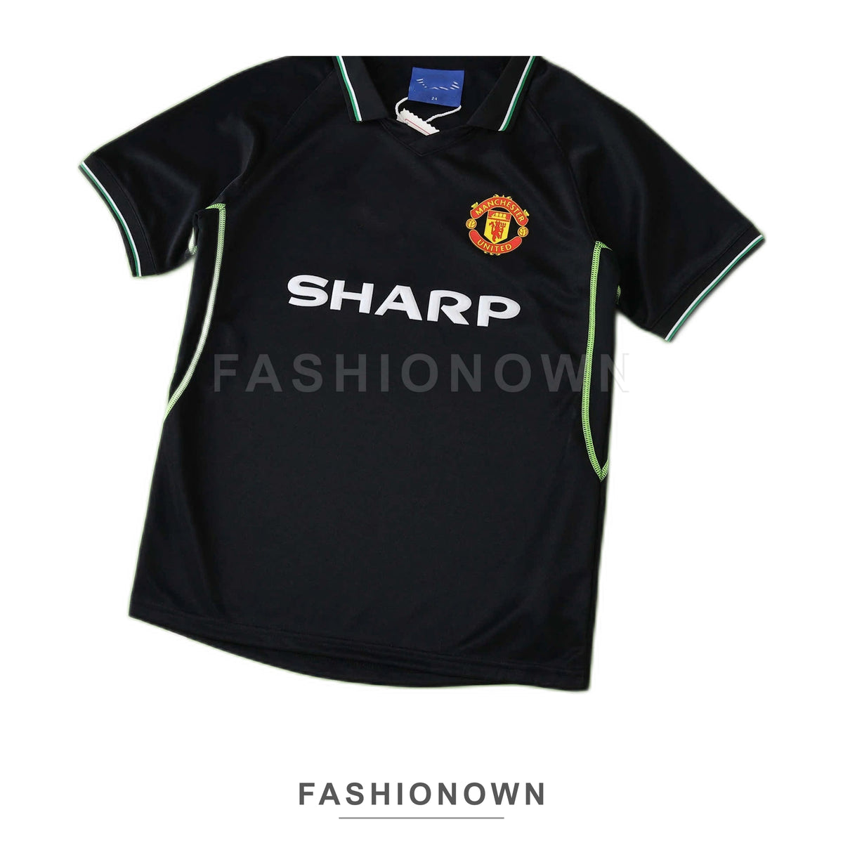 Manchester United 1998/99 Third Retro Kids Kit – view 2