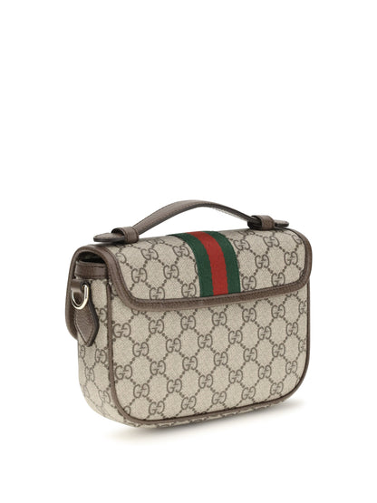 Gucci Ophidia Shoulder Bag — Beige