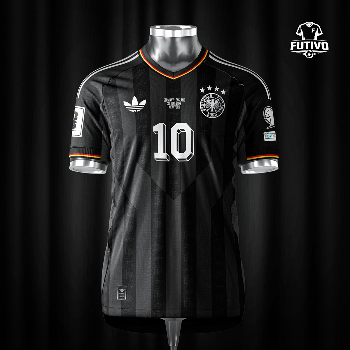 Germany 2026 World Cup Away (Third Kit) Black Jersey – view 7